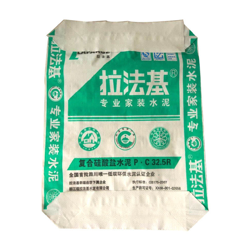 Hot Sale 25KG 40KG 50KG Ad Star Bags PP Block Bottom Bag Cement Valve Bags Cement Sack