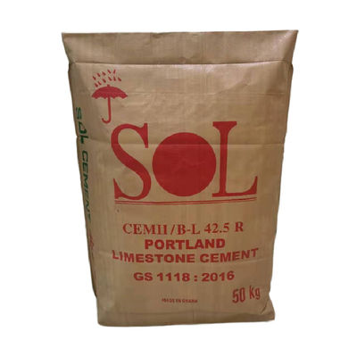 PP Dokumalı Valf Çimento Torbaları 25Kg 50Kg Polipropilen Alçı Tozu Paketleme Kapısı
