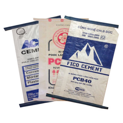 Pigment Fayans Yapıştırıcı için Wpp PP Dokuma Ambalaj Torbaları 20kg 25kg 40kg 50kg