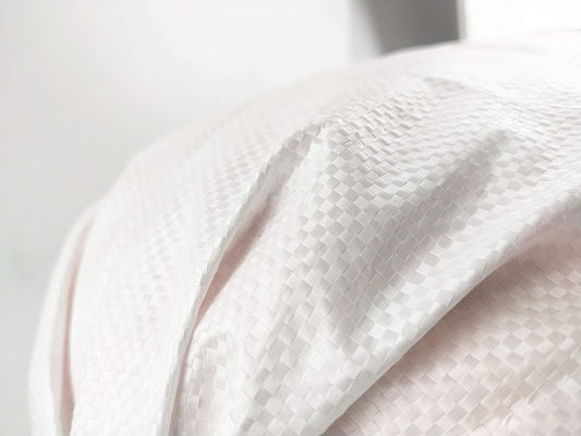 Beyaz Kalınlaştırılmış Gübre Paketleme Çantası Geri Dönüşüm Dokuma Polipropilen Kum Torbaları