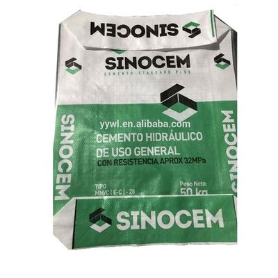 ISO9001 40KG 50KG Çimento Vana Paketleme Torbası PP Dokuma Alçı Tozu 25KG Torba
