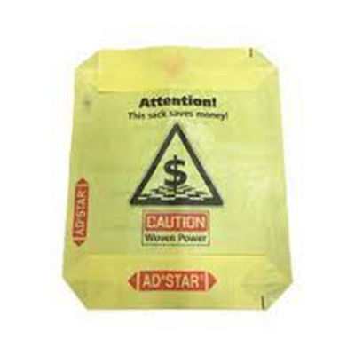 Macun Alçı Ambalajı İçin Yüksek Mukavemetli Dokuma PP Valf Torbaları Alt Blok