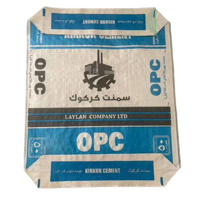 Ad Star 50KG 40KG 25KG Çimento Torbaları Blok Alt Dokuma PP Valf Torbaları