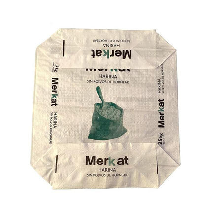 Çimento PP Polipropilen Dokuma Çuval 25KG 40KG 50KG Blok Alt Çanta