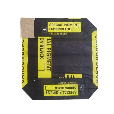Yapıştırıcı ile 20kg Kraft Kağıt Çimento Su Geçirmez Çantalar Çok Duvar ISO9001