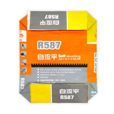 Sıcak Satış 25 KG 40 KG 50 KG Reklam Yıldızı Çantaları PP Blok Alt Çanta Çimento Vana Çantaları Çimento Çuvalı