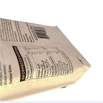 Sıcak Satış 25 KG 40 KG 50 KG Reklam Yıldızı Çantaları PP Blok Alt Çanta Çimento Vana Çantaları Çimento Çuvalı