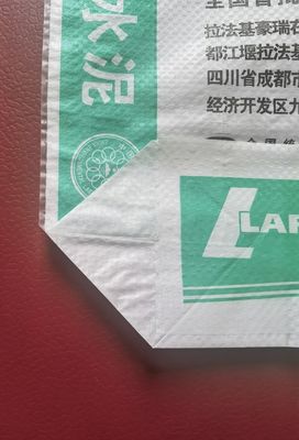 Sıcak Satış 25 KG 40 KG 50 KG Reklam Yıldızı Çantaları PP Blok Alt Çanta Çimento Vana Çantaları Çimento Çuvalı