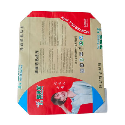 Çimento Blok Alt BOPP Lamine Dokuma Torbalar PP Valf Torbaları 25KG 40KG 50KG