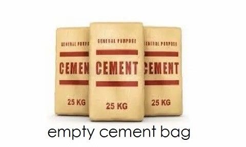 Sıcak satış Dokuma Boş PP Vana 25 KG 40 KG 50 KG Çimento Torbası Torbası çimento torbası üreticileri
