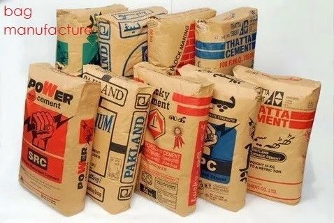 Boş Polipropilen Dokuma PP Torbalar 40kg 50kg Çimento Ambalaj Torbaları