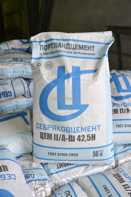 Ofset Baskı 3 Katlı Kağıt Torbalar 50kg Kraft Kağıt Çimento Torbaları Özelleştirilmiş