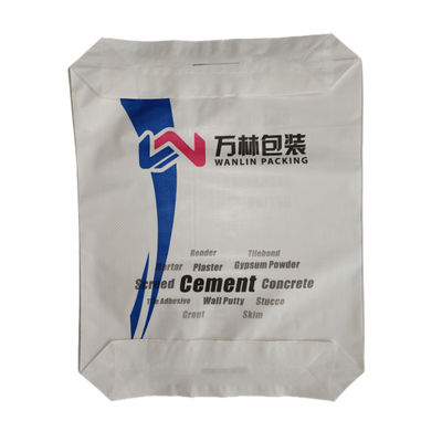 25KG 30KG 40KG 42.5KG 50KG çimento paketleme torbaları beyaz çimento dikiş çimento tozu