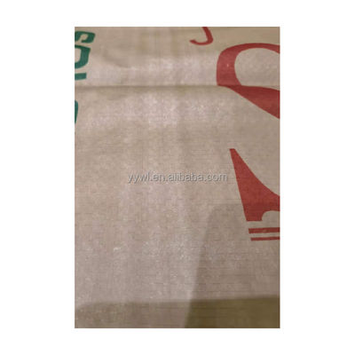 Kendi kendine kapanan inşaat malzemesi ambalajı Valf ambalajlı PP çimento torbası