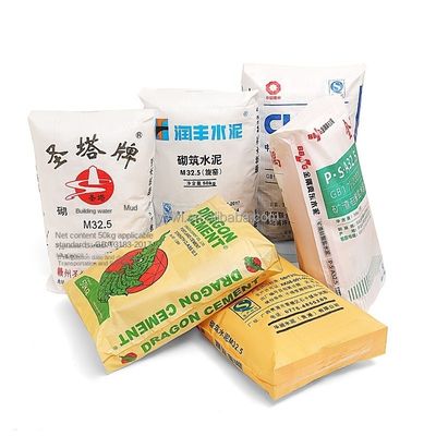 25 KG 40 KG 50 KG PP dokuma torbası Çimento torbası Boş Çimento torbası PP Valf Torbası