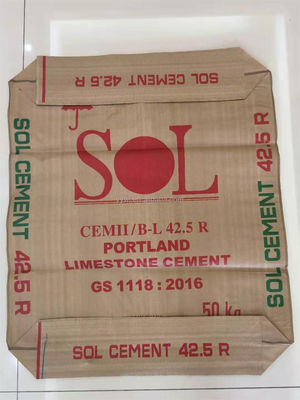 25 KG 40 KG 50 KG PP dokuma torbası Çimento torbası Boş Çimento torbası PP Valf Torbası