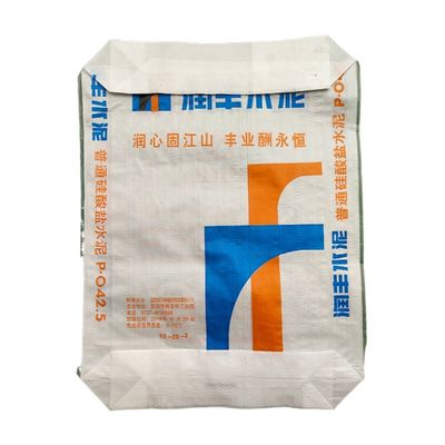 Laminatlı Baskı Perforasyon PP Dikiş Kumaş Rulo Çimento Torbası 50kg 40kg 30kg 25kg 20kg