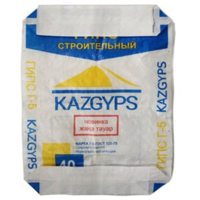 100% Virgin Polypropylene PP Mortaç Çimento için Dokunmuş Valf Torbası 50kg 40kg 30kg 25kg 20kg