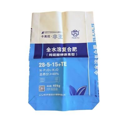 Bopp Baskı ve 11-25gm Laminasyon Çeşitli Uygulamalar için Özel Düzenlenebilir Gübre Paketleme Torbaları