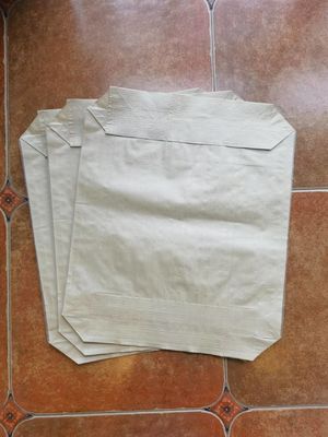 60x50x10cm 80GSM Yapı malzemelerinin harçla doldurulması için plastik ambalaj torbası