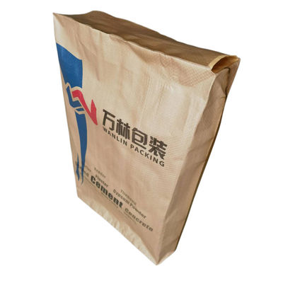 Yüzey Baskılı Neme Dayanıklı PP Dokuma Çimento Torbaları 20 KG 25 KG 40 KG 50 KG Ambalaj