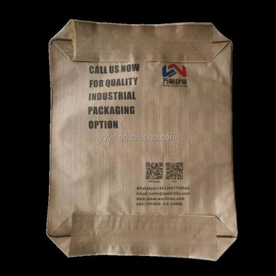 Yüzey Baskılı Neme Dayanıklı PP Dokuma Çimento Torbaları 20 KG 25 KG 40 KG 50 KG Ambalaj