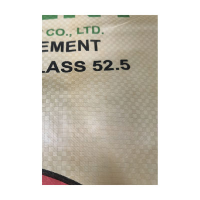25 KG 40 KG 50 KG Dokumalı PP Valf Cement Torbalar Boş Çuval Endüstriyel Flexo Baskı Ambalajı