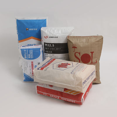 Endüstriyel Kimyasal Wpp Portland Çimento Torbası Paketi için 50kg PP Valf Torbası
