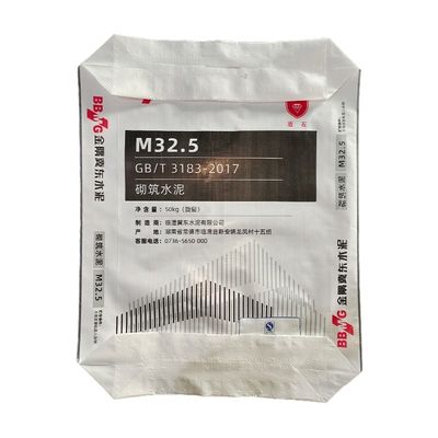 Valfli PP Dokuma Çimento Torbası 25KG 50KG Neme Dayanıklı