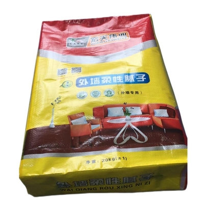 25kg PP Dokuma Valfli Çimento Torbası, BOPP Baskılı