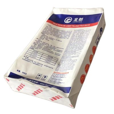 25kg PP Dokuma Valfli Çimento Torbası, BOPP Baskılı