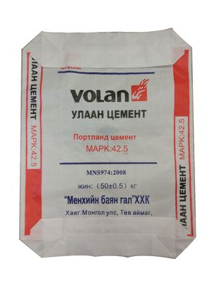 50KG PP Çimento Torbası PE Laminasyonlu Neme Dayanıklı