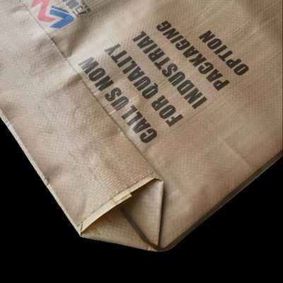 20-50 kg çimento ve alçı tozu için ısı mühürlü nem geçirmez PP valf torbası