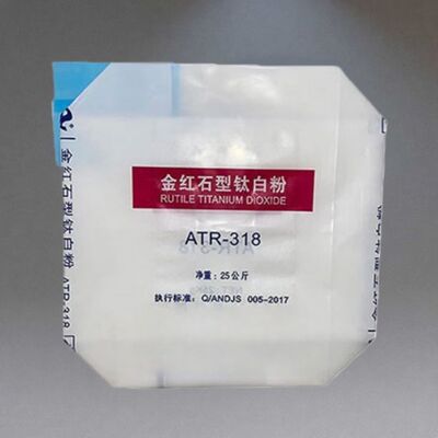 25KG Ağır Hizmet Tipi Karbon Siyahı İçin PE Valf Torbaları (Tuck In Valfli)