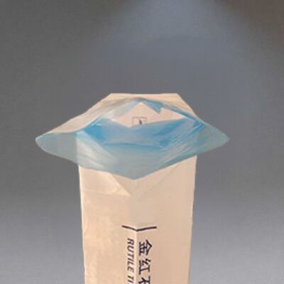 25KG Ağır Hizmet Tipi Karbon Siyahı İçin PE Valf Torbaları (Tuck In Valfli)