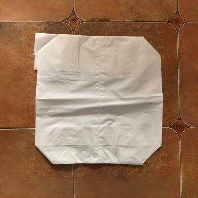 25KG Ağır Hizmet Tipi PE Valfli Torbalar, Karbon Siyahı İçin Ortadan Dikişli ve İçten Geçmeli Valfli