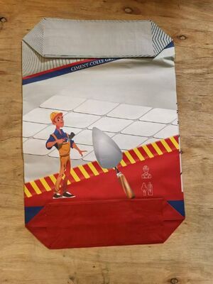 50 kg'lık Çimento Ambalaj Torbaları için Blok Tabanlı 2 Katmanlı 90GSM Kağıt Valfli Torba