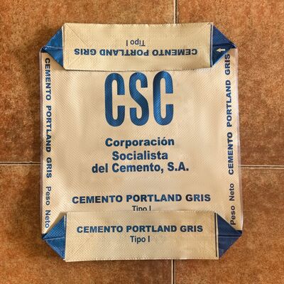 50 kg ağır ağırlıklı çimento ambalajı için nem geçirmez PP dokuma valf torbası