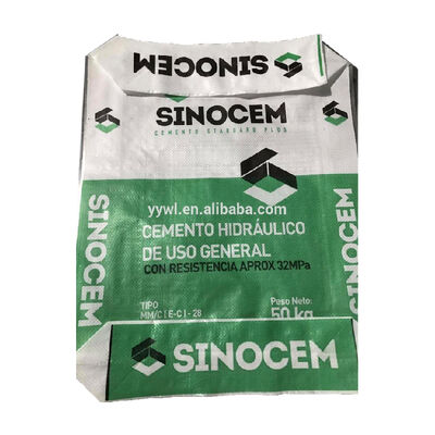 AD Star PPW Laminated 50kg Cement Bag Square Bottom Coated Plastik Dokunmuş Valve Bag