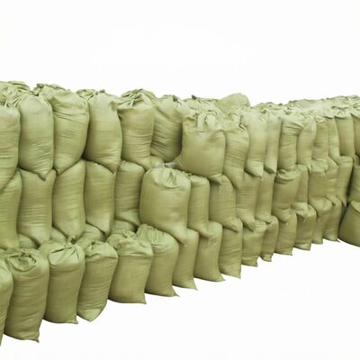 UV Dayanıklı Kum Torbası 50LB 25kg 50kg PP Dokuma Torbalar Kum ve Tarım İnşaat İçin