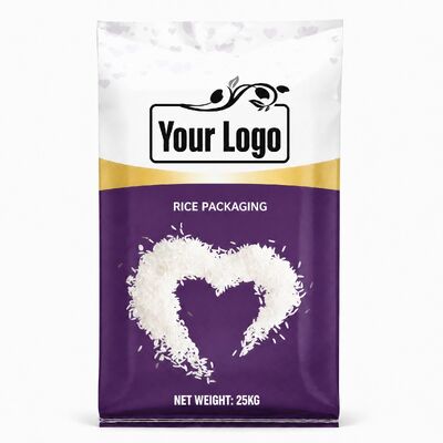 Pirinç torbası 5kg 10kg 15kg 25kg Nem geçirmez Bopp Laminasyonlu PP dokuma torbaları unlu pirinç yemleri ve tarım için gusset tarafı